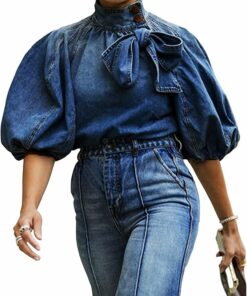Denim Pullover Top Sv29