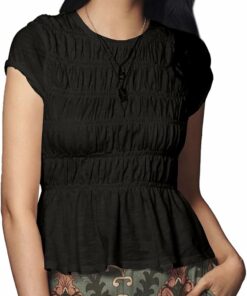 Peplum Babydoll Top Sv43