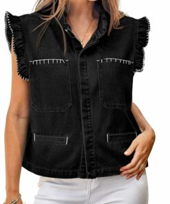Ruffle Sleeve Summer Top Sv38