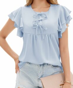 Summer Ruffle Short Sleeve Sv30