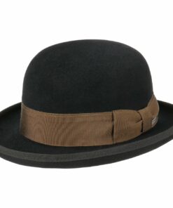 Classic Felt Black Bowler Hat