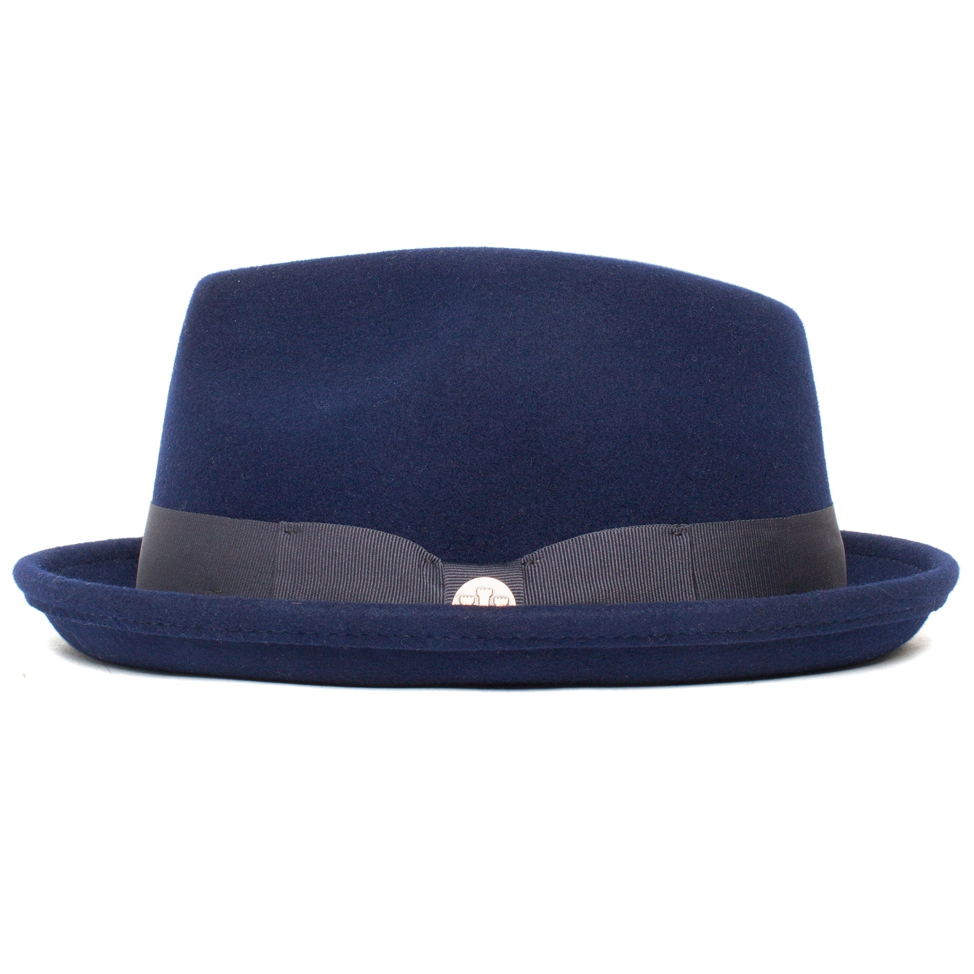 Classic Pork Pie Fedora Hat-Rust - Image 9