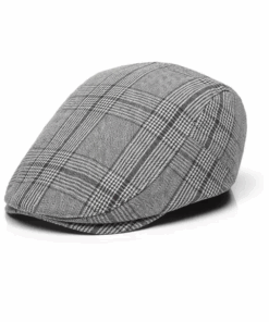 Classic Stripe Flat Cap