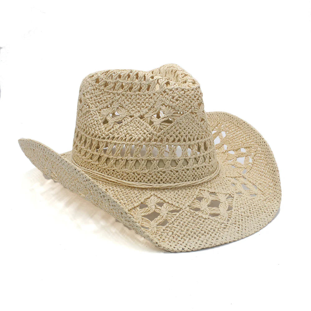 Rustic Elegance Straw Cowboy Hat - Image 5