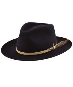 Sophisticate's Signature-Fur Felt Fedora- Wild