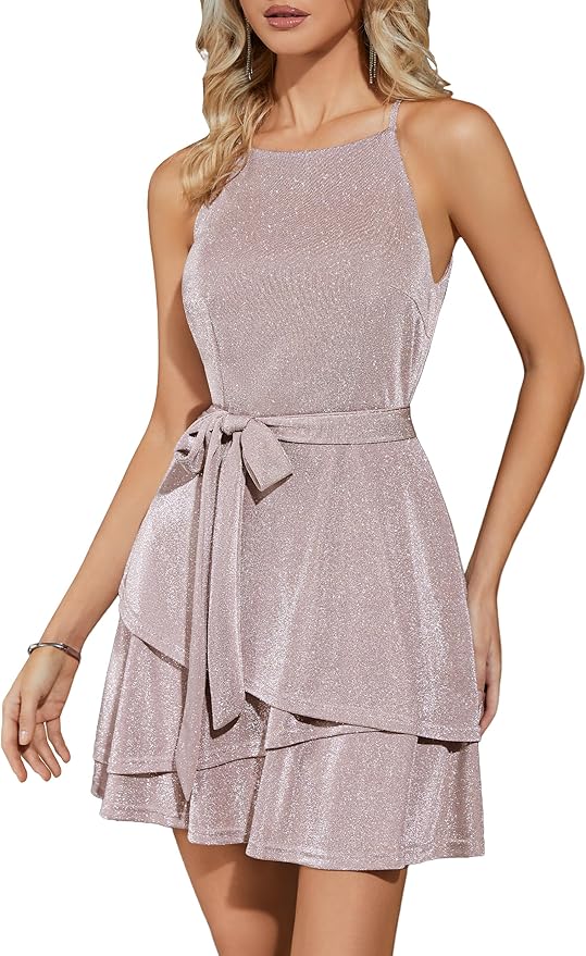 A-line Cocktail Glitter Dress SV9