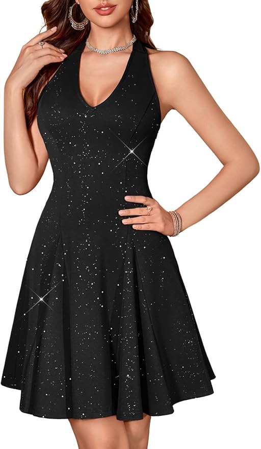 Glitter Sparkle Evening Party Dress SV13