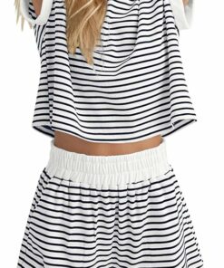 Summer Stripe Knit Sets SV29