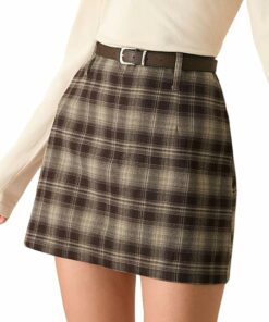 Vintage Tartan Mini Skirt SV41